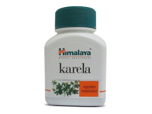 Himalaya Karela Capsules - Regulates Metabolism (250mg), 60 pcs Bottle
