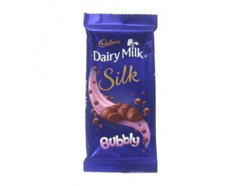 Cadbury Dairy Milk - Silk Bubbly, 120 gm Pouch