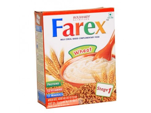 Farex Milk Cereal Based Complementary Food - Wheat - (Stage 1), 400 gm Carton