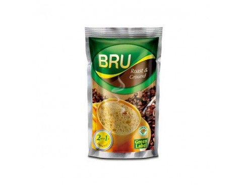 BRU GREEN LABEL ROAST GROUND FILTER COFFEE 100GM