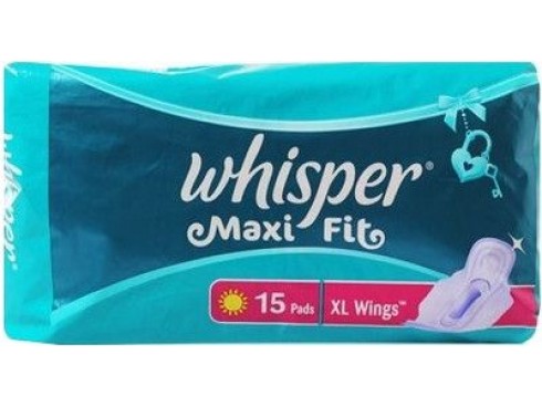 WHISPER MAXI EXTRA LARGE WING 15'S PADS