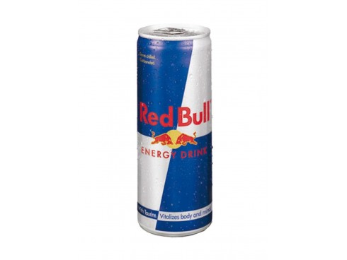 RED BULL BLUE AND SILVER 250ML CAN