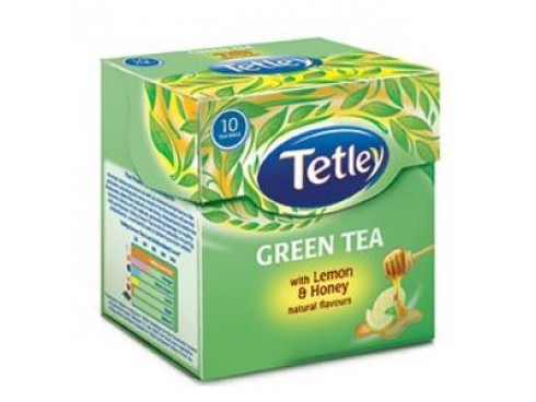 TETLEY GREEN TEA BAGS LEMON & HONEY