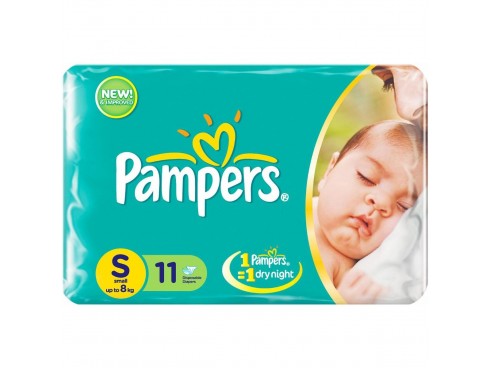 PAMPERS DIAPERS SMALL 11'S