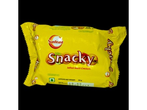 SUNFEAST SNACKY BISCUIT SALTED 64GM