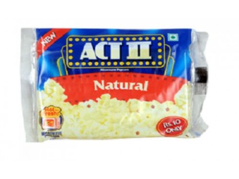 ACT II MICROVAVE POPCORN NATURAL 24GM