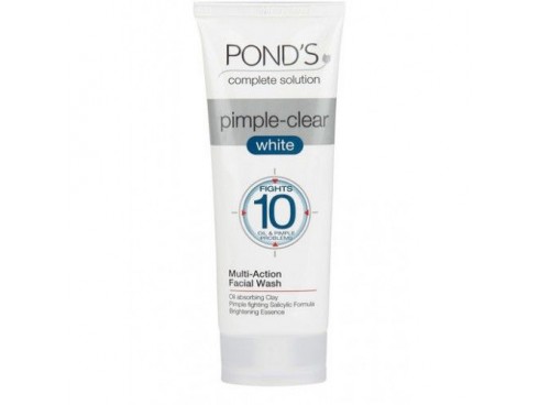 POND'S PIMPLE CLEAR WHITE FACE WASH & SCRUB 50GM