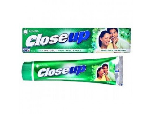 CLOSE UP ACTIVE GEL MENTHOL CHILL TOOTH PASTE 150GM