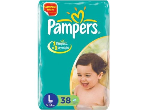 PAMPERS LARGE 38'S
