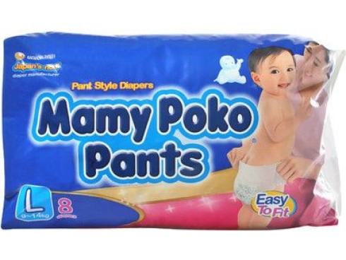 MAMY POKO PANTS DIAPER LARGE SIZE 8'S