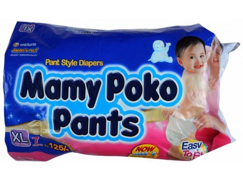 MAMY POKO PANTS DIAPER XTRA LARGE SIZE 7'S