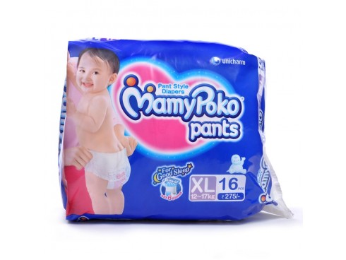 MAMY POKO PANTS DIAPER XTRA LARGE SIZE 16'S