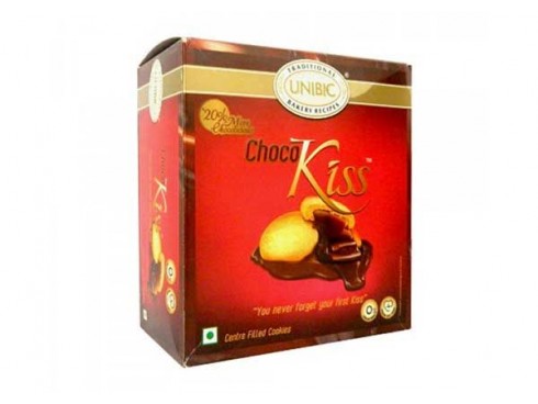 UNIBIC CHOCOKISS CENTRE FILLED COOKIES 75GM