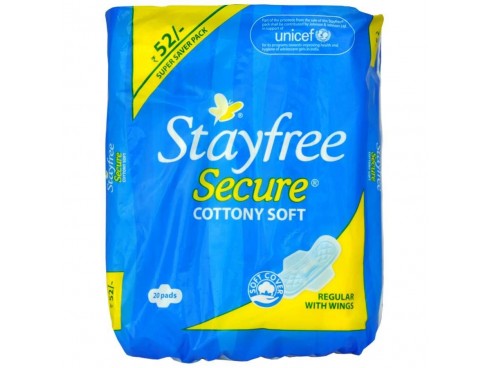 STAYFREE SECURE COTTONY WINGS 20'S PAD 