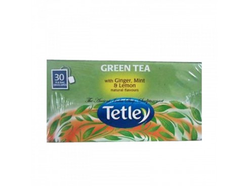 TETLEY GREEN GINGER MINT LEMON TEA BAG 30S