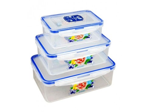 LOCK N FRESH PLASTIC CONTAINERS 0 RECTANGLE