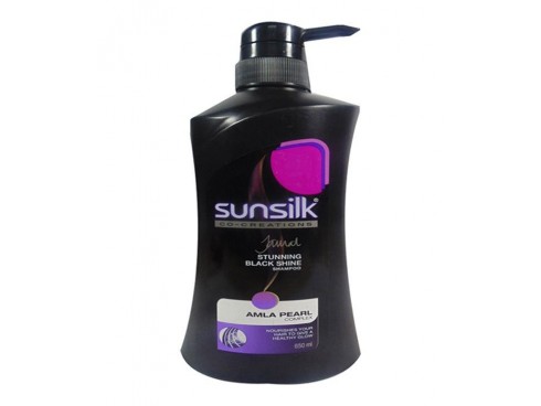 SUNSILK STUNNING BLACK SHINE SHAMPOO 650ML