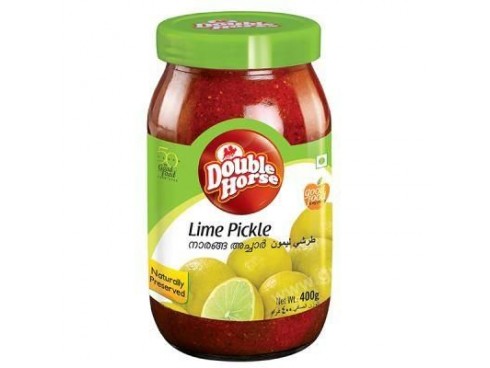 DOUBLE HORSE LIME PICKLE 400GM BOTTLE