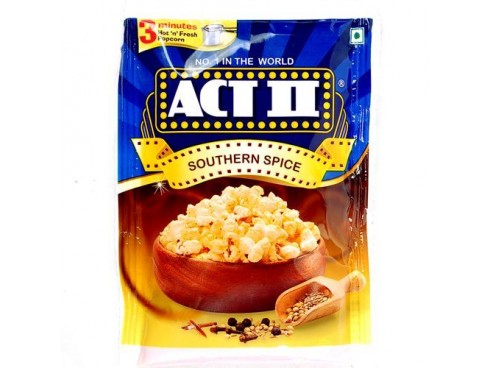 ACT II INSTANT POPCORN SOUTHERN SPICE 50GM