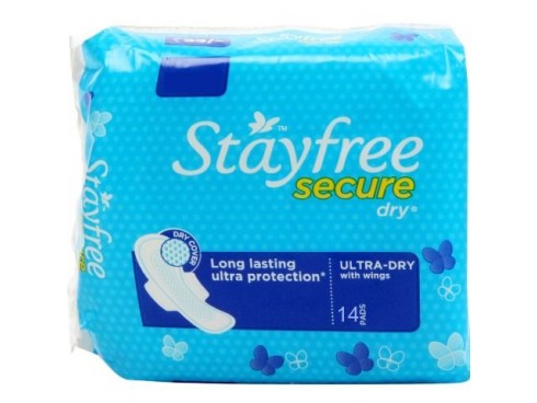 STAYFREE SECURE DRY 14'S PAD