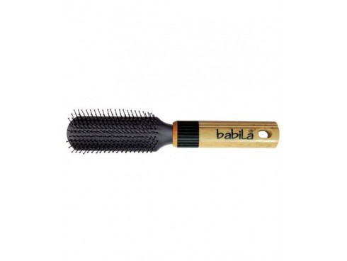 BABILA FLAT BRUSH WITH CLEANING COMB