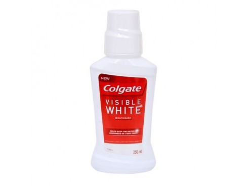 COLGATE VISIBLE WHITE MOUTH WASH 250ML