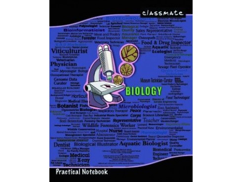 ITC CLASSMATE PRACTICAL NOTE BOOK HARD BIND- BIOLOGY 144 PAGES