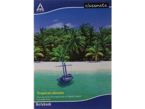 ITC CLASSMATE UNRULED NOTE BOOK SOFT BIND  297 X 210 SIZE 240 PAGES