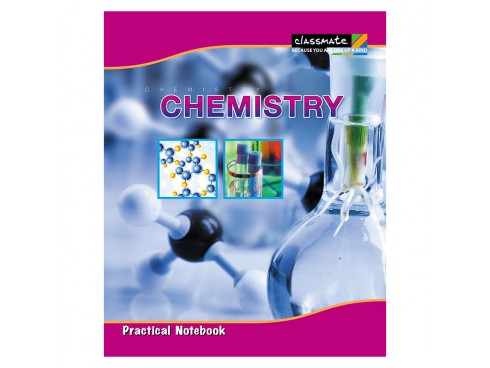 ITC CLASSMATE PRACTICAL NOTE BOOK HARD BIND- CHEMISTRY 144PAGES