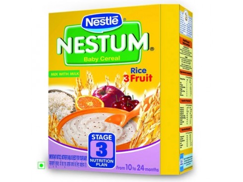 Nestle Nestum - Rice 3 Fruit (Stage 3), 300 gm Carton