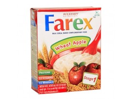 Farex Milk Cereal Based Complementary Food - Wheat Apple (Stage 1), 400 gm Carton