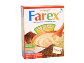 Farex Milk Cereal Based Complementary Food - Ragi Rice (Stage1), 400 gm Carton