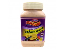 FUN FOODS CUCUM CARROT SANDWICH SPREAD EGGLESS 300GM