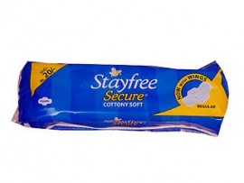 STAYFREE SECURE COTTONY WINGS 8'S PAD 
