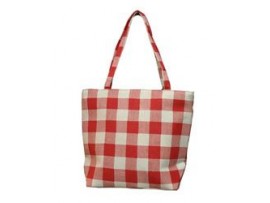 LADIES TOTES (RED CHECK)