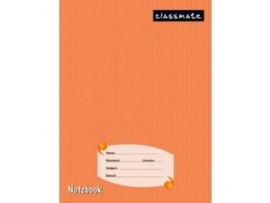ITC CLASSMATE SQUARE 0.5" NOTE BOOK HARD BIND SCHOOL SIZE 172 PAGES