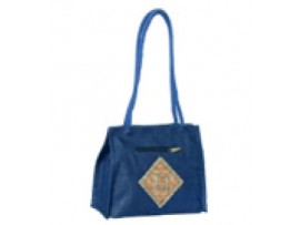DESIGNER LADEIS TOTES WITH DIAMOND PATCH (BLUE)