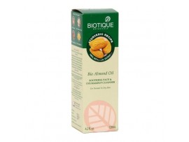 Biotique Face & Eye Makeup Cleanser - Bio Almond Oil, 120 ml Carton