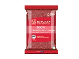 KITCHEN TREASURES CRUSHED CHILLY 100 GM