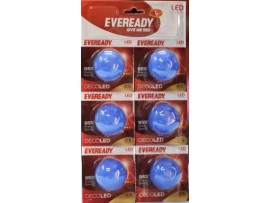 Eveready 0.5 W LED Bulb(Multicolor, Pack of 6)