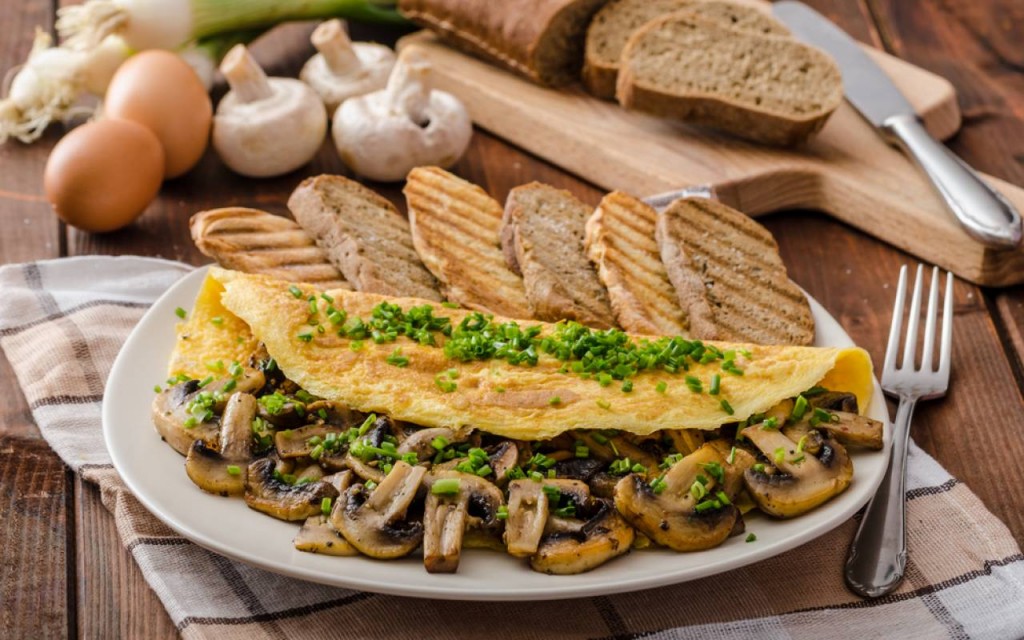 Mushroom Omelette
